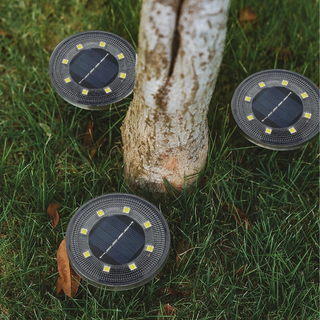 Solar-powered outdoor lights, weatherproof design