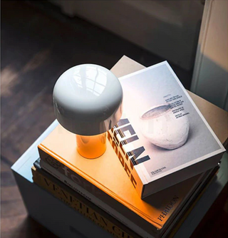 Cordless Mushroom Table Lamp, Italian Design