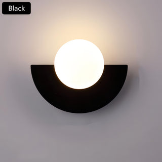 Nordic Semi-Circle Wall Lamp, Contemporary Design