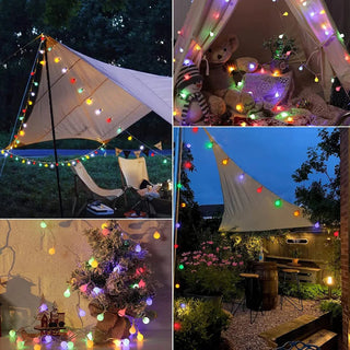 Outdoor Solar String Lights Colourful & Weatherproof