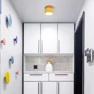 Scandinavian Style Cylinder LED Ceiling Lights, Hallway Illumination