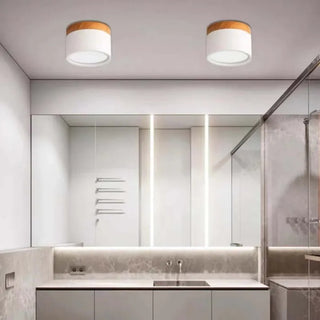 Scandinavian Style Cylinder LED Ceiling Lights, Hallway Illumination