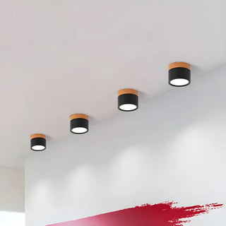Scandinavian Style Cylinder LED Ceiling Lights, Hallway Illumination