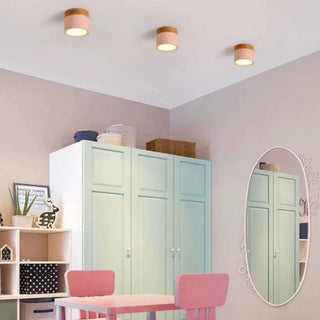 Scandinavian Style Cylinder LED Ceiling Lights, Hallway Illumination