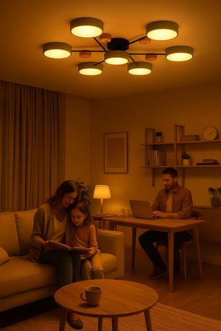Scandinavian LED Ceiling Light