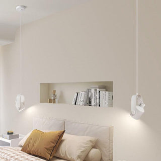 Scandinavian Pendant Light, Wood and Metal Design