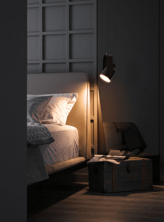 Scandinavian Pendant Light, Wood and Metal Design