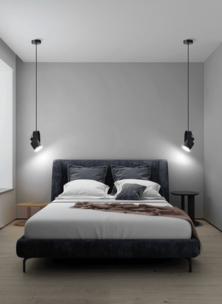 Scandinavian Pendant Light, Wood and Metal Design