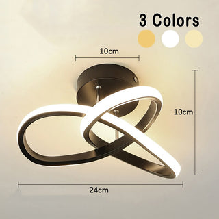 Contemporary Ceiling Light, Sleek Design
