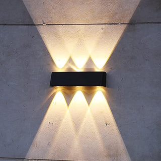 Solar Outdoor Wall Lights, Adjustable Brightness