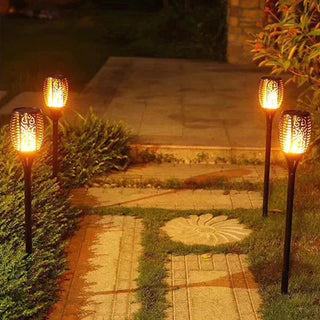 Solar-Powered Outdoor Torch, Energy-Efficient Design