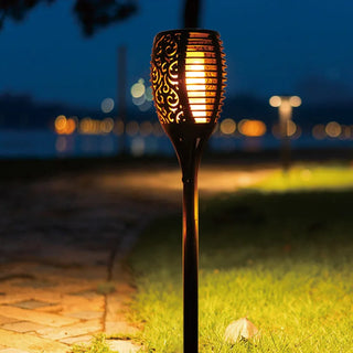 Solar-Powered Outdoor Torch, Energy-Efficient Design