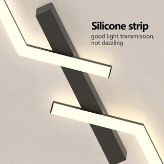 Sleek ceiling light, LED illuminated