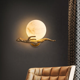 Contemporary Artistic Marble Wall Light, Stylish