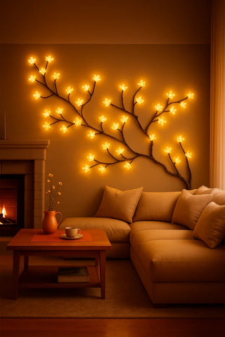 Wisp Willow Vine LED Wall Light Decor USB