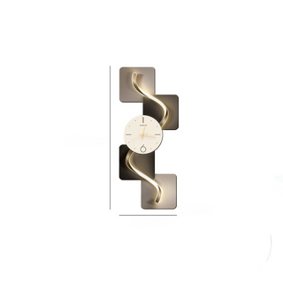 Large Geometric Wall Clock  Silent Movement Design