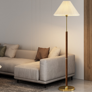 Contemporary Floor Lamp, Rice Paper Design