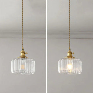 Retro Glass Pendant Light, Timeless