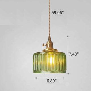 Retro Glass Pendant Light, Timeless