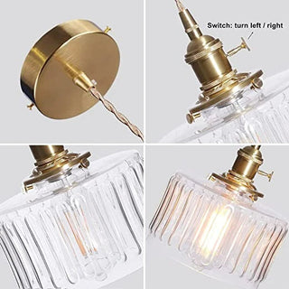 Retro Glass Pendant Light, Timeless