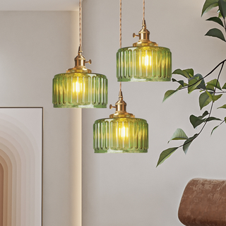 Retro Glass Pendant Light, Timeless