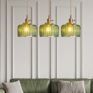 Retro Glass Pendant Light, Timeless