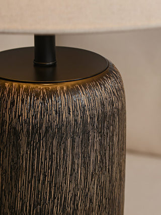 Weathered Wood Floor Lamp, Rustic Design