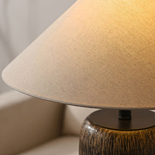 Weathered Wood Floor Lamp, Rustic Design