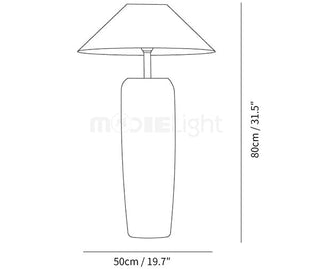 Weathered Wood Floor Lamp, Rustic Design