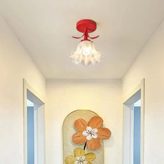 Chic Mini Flower Ceiling Light, French-Inspired