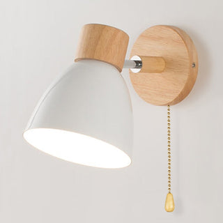 Wooden Hanging Light Fixture, Scandinavian Style