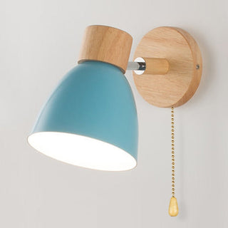 Wooden Hanging Light Fixture, Scandinavian Style