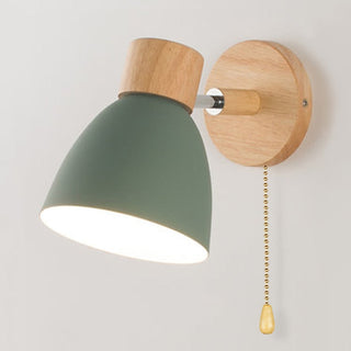 Wooden Hanging Light Fixture, Scandinavian Style