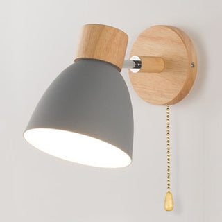 Wooden Hanging Light Fixture, Scandinavian Style