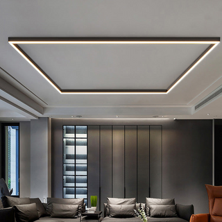 Sleek LED Ceiling Fixture, Scandinavian Design