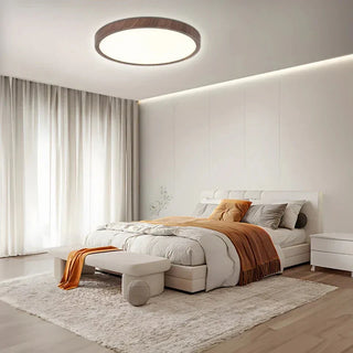 Sleek Circular Ceiling Fixture, Ultrathin Design