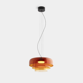 Scandinavian Glass Pendant Light, Modern Design