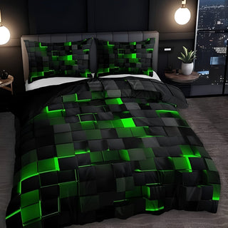 Geometric Pattern Duvet Cover Set | Modern Style
