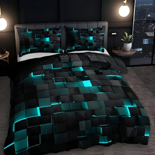 Geometric Pattern Duvet Cover Set | Modern Style