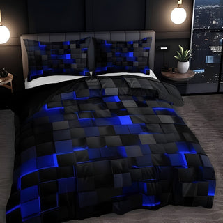 Geometric Pattern Duvet Cover Set | Modern Style