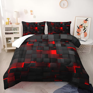 Geometric Pattern Duvet Cover Set | Modern Style