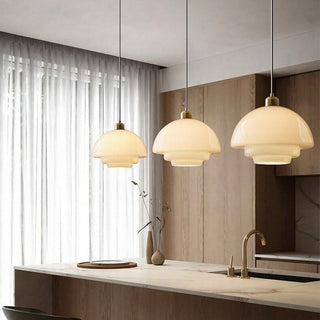 Modern Glass Pendant Light, Minimalist Design