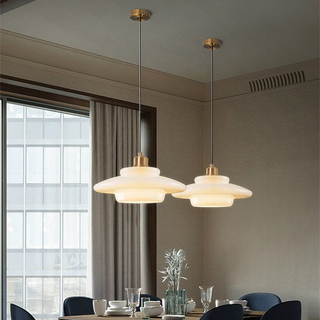 Modern Glass Pendant Light, Minimalist Design
