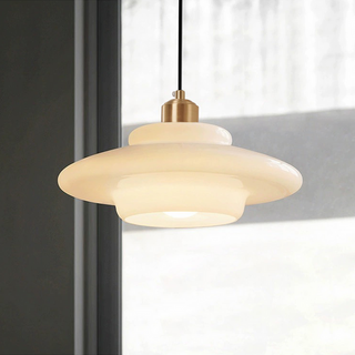 Modern Glass Pendant Light, Minimalist Design