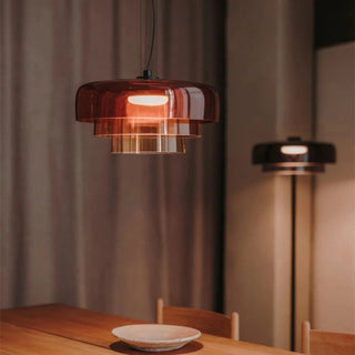 Scandinavian Glass Pendant Light, Modern Design