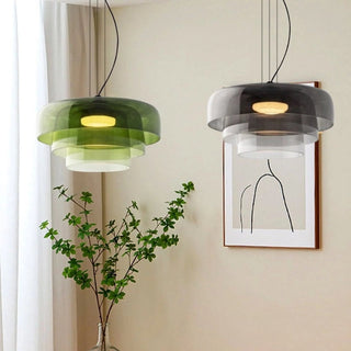 Scandinavian Glass Pendant Light, Modern Design