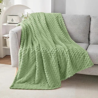 Cozy Plush Throw Blanket, Warm and Soft