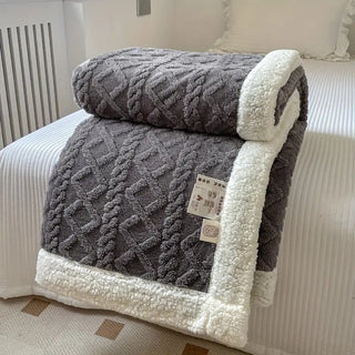 Cozy Plush Throw Blanket, Warm and Soft