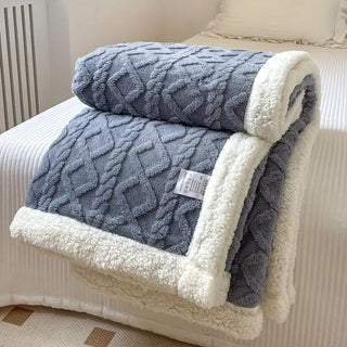 Cozy Plush Throw Blanket, Warm and Soft