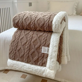 Cozy Plush Throw Blanket, Warm and Soft